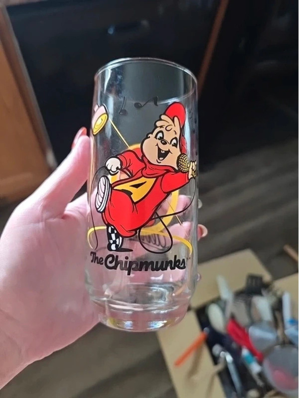 The Chipmunks & The Chipettes Drinking Glasses